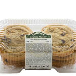 Yoder's Chocolate Chip Cookie 24oz 12ct