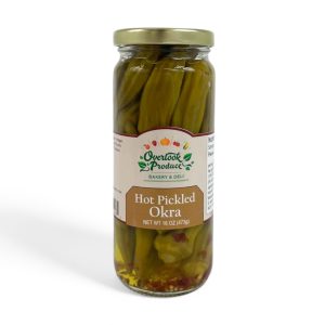 Hot Pickled Okra 16oz