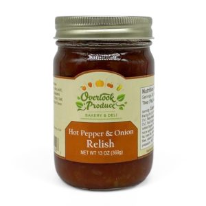 Hot pepper & Onion Relish 13oz