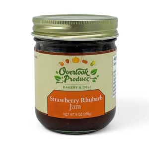 Strawberry rhubarb jam 9oz