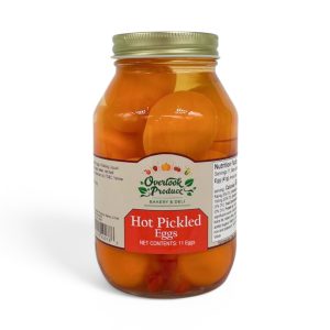 Hot Pickled Eggs Qt